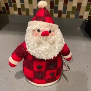 Hallmark plaid santa country folk